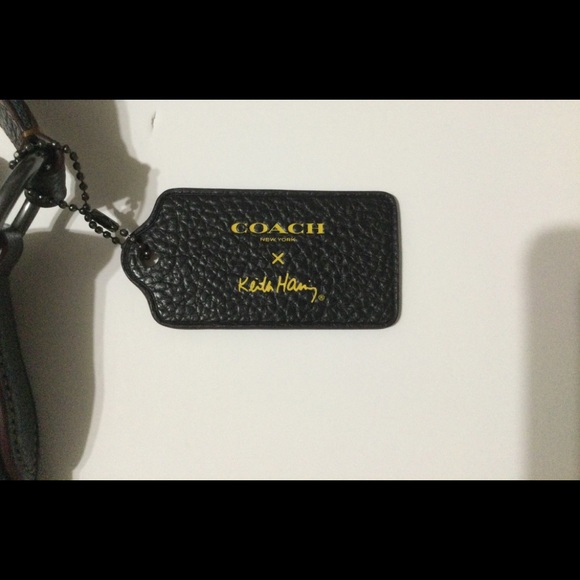 NWT Coach by Keith Haring Leather Messenger Bag - Picture 9 of 9